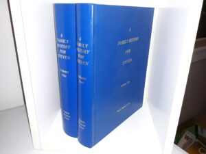 A Family History for Steven 2 Vol. Set (2008) ~ by Daniel Monroe Gwin