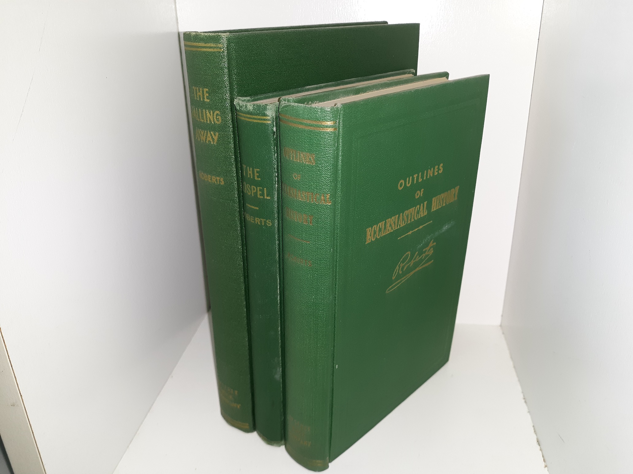 3 LDS Books by B. H. Roberts: Outlines of Ecclesiastical History / The Gospel / The Falling Away (See Details)