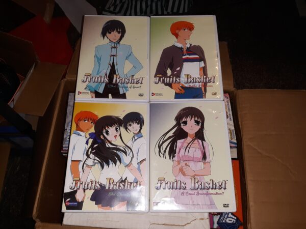 4 DVDs of the Anime Fruits Basket (See Details)