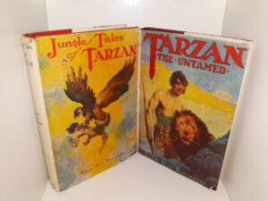 2 Tarzan Novels by Edgar Rice Burroughs: Jungle Tales of Tarzan / Tarzan the Untamed (See Details)