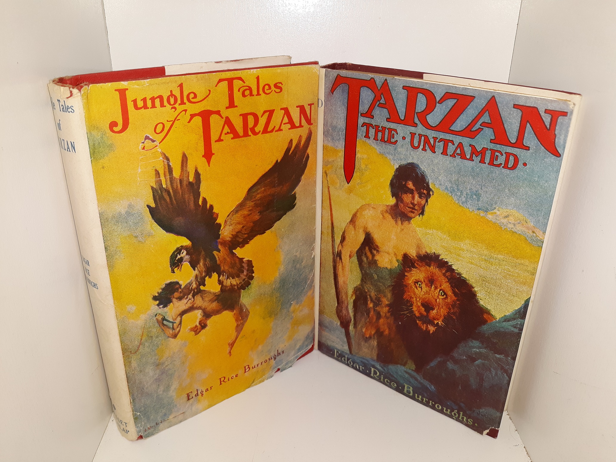 2 Tarzan Novels by Edgar Rice Burroughs: Jungle Tales of Tarzan / Tarzan the Untamed (See Details)