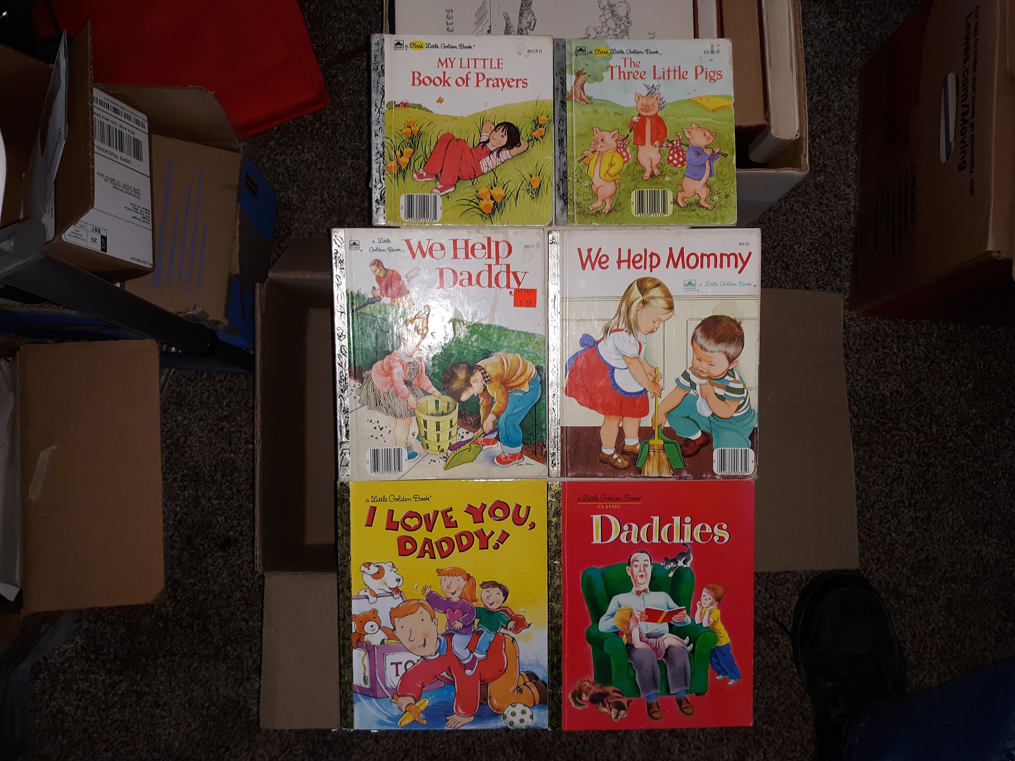 6 Little Golden Children Books (See Details) - Eborn Books