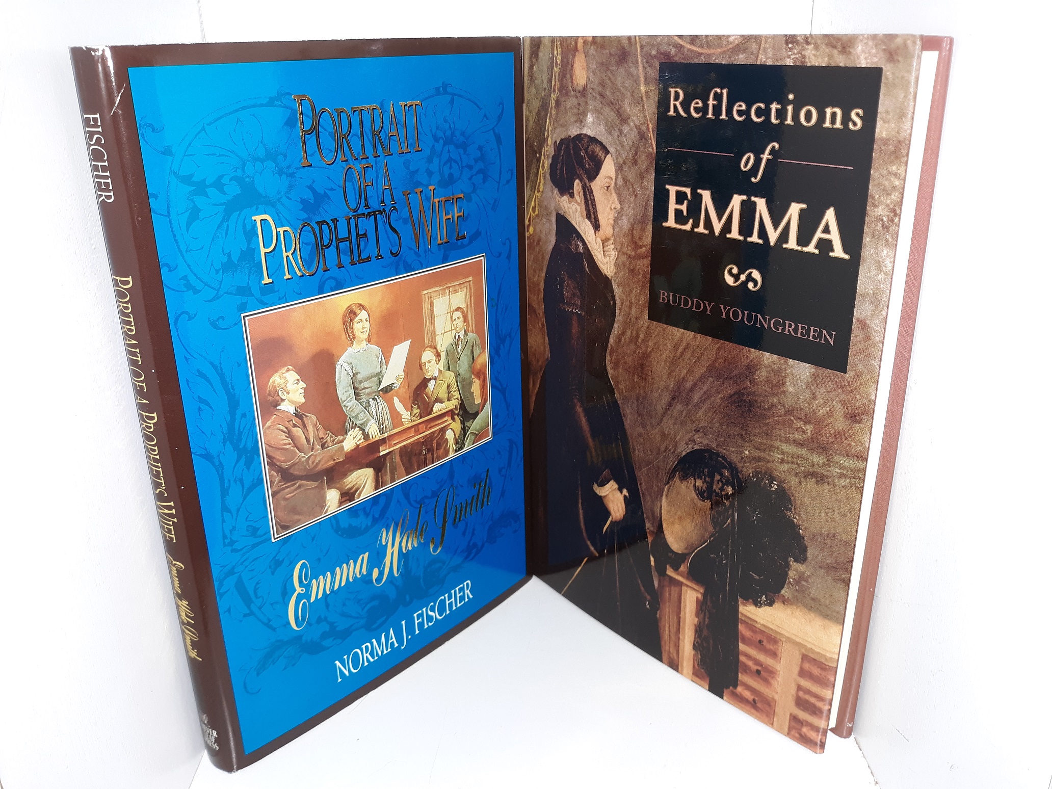 2 LDS Books about Emma Smith: Portrait of a Prophet’s Wife: Emma Hale Smith / Reflections of Emma (Signed) (See Details)