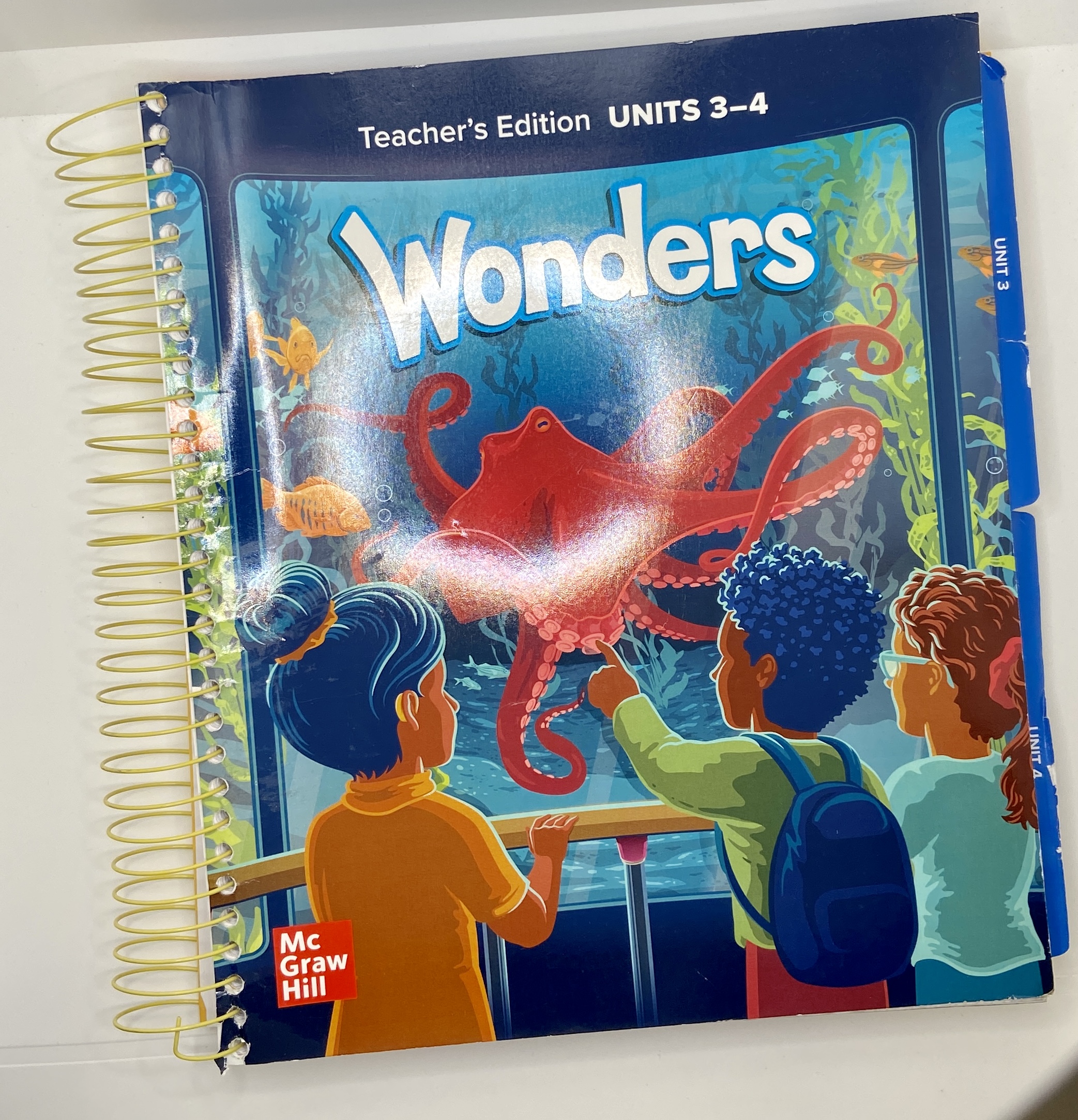 Wonders textbook – Teacher’s Edition Units 3-4