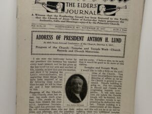 Liahona Vol. 15 No. 21 November 20, 1917