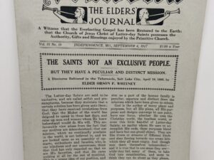 Liahona Vol. 15 No. 10 September 4, 1917