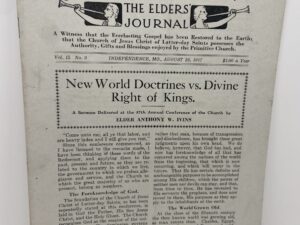 Liahona Vol. 15 No. 9 August 28, 1917