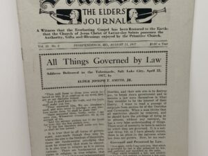Liahona Vol. 15 No. 8 August 21, 1917