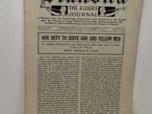 Liahona Vol. 15 No. 22 November 27, 1917