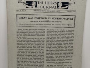 Liahona Vol. 15 No. 36 March 6, 1917