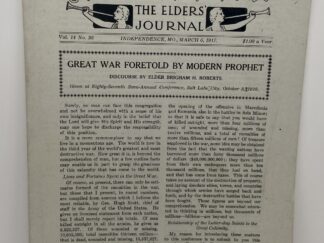 Liahona Vol. 15 No. 36 March 6, 1917