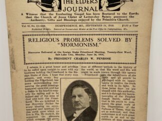 Liahona Vol. 16 No. 13 September 24, 1918