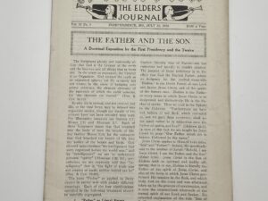 Liahona Vol. 14 No. 4 July 25, 1916