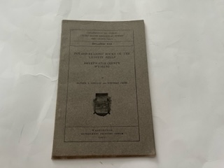1912- Potash-Bearing Rocks of the Leucite Hills: Sweetwater County Wyoming- Alfred R. Schultz and Whitman Cross