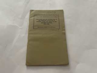 1938-Structure and Gas Possibilities of the Oriskany Sandstone in Steuden, Yates and Prts of the Adjacent Counties New York- United States Department of the Interior