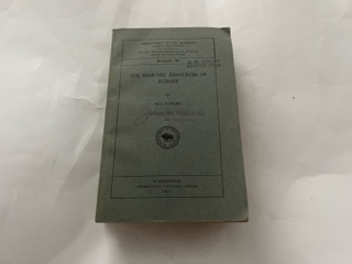 1921-The Iron-ore Resources of Europe-Max Roesler