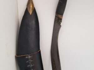 11″ Gurkha Knife in Leather Sheath