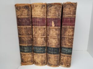 The Holy Bible …. Commentary… Vols. 1-4 Suede Leather Bindings — Adam Clarke