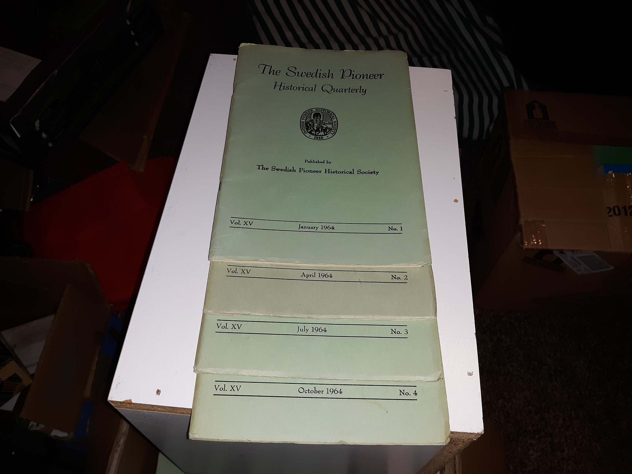 4 Issues of The Swedish Pioneer Historical Quarterly for the year 1964 (1964)