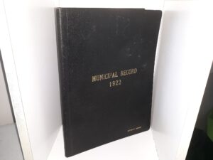 Municipal Record: 1922 (Leather) (1922)