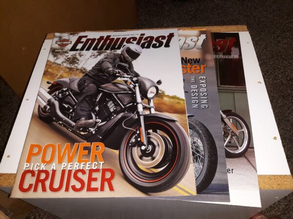 3 Issues of Harley-Davidson Motorcycles Enthusiast Magazine (See Details)
