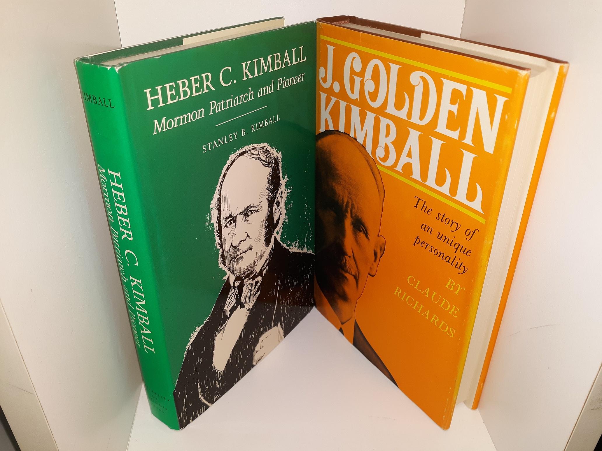 2 LDS Biographies: Heber C. Kimball: Mormon Patriarch and Pioneer / J. Golden Kimball: The Story of an Unique Personality (See Details)