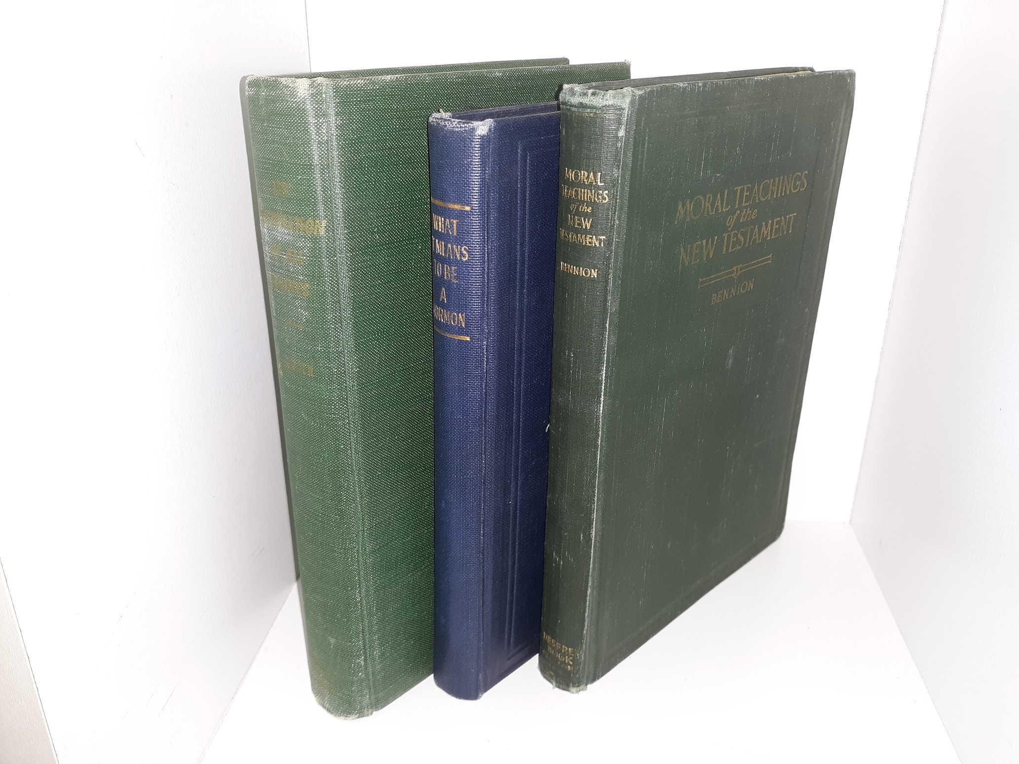 3 LDS Books: Moral Teachings of the New Testament / What It Means To Be a Mormon / The Restoration of All Things (See Details)