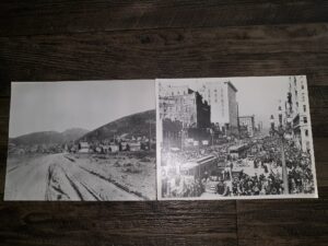 Old Photos of Main Street in Salt Lake (Multiple Copies of 2 Photos)