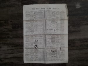 The Salt Lake Daily Herald: Vol. 4, No. 59, Salt Lake City Tuesday Morning, August 19, 1873 (Newspaper) (1873)
