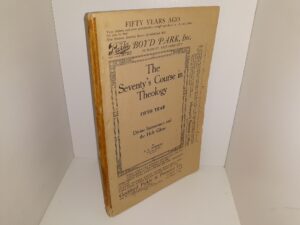 The Seventy’s Course in Theology: Fifth Year: Divine Immanence and the Holy Ghost (1912) ~ Compiled and Edited by B. H. Roberts