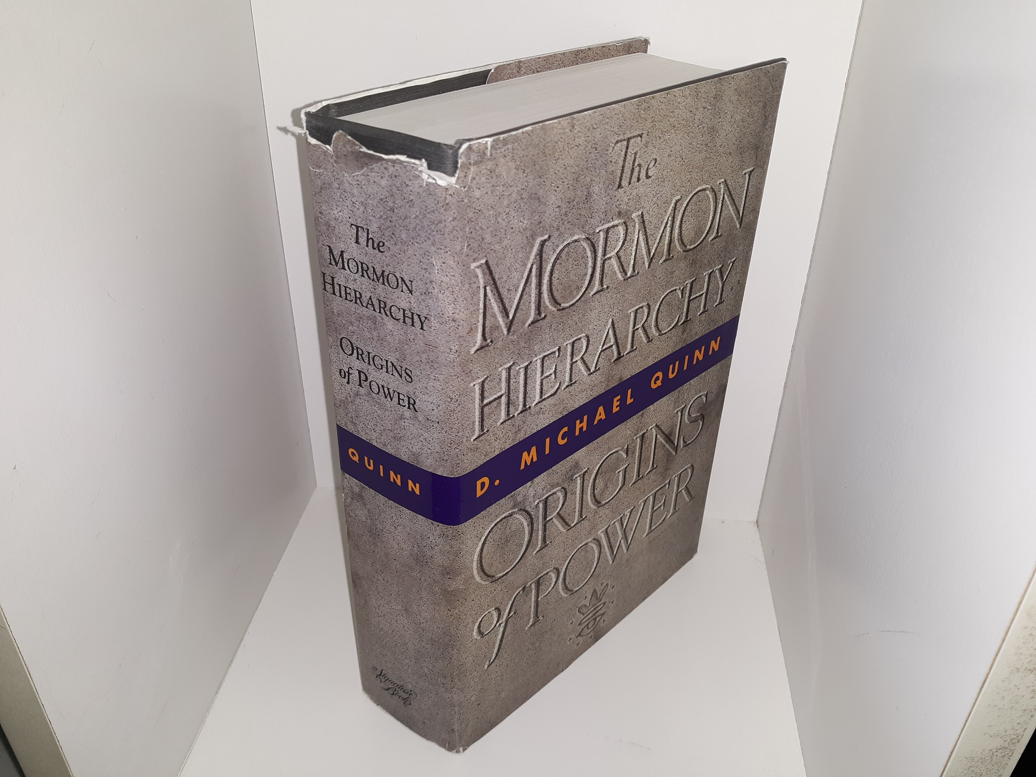 The Mormon Hierarchy: Origins of Power (Signed & Inscribed) (1994) ~ by D. Michael Quinn