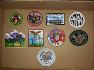 Bundle of 9 Scouting Badges