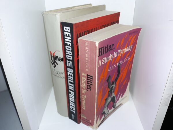 3 Books about or Based in Hitler and World War 2: Hitler, A Study in Tyranny (Revised Edition) / The Berlin Project: A Novel / Hitler: Legend, Myth & Reality (See Details)