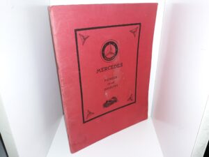 Mercedes: Pioneer of an Industry (1948) ~ by Alexander E. Ulmann, M. S., B. S.