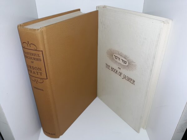 2 LDS Books: Masterful Discourses and Writings of Orson Pratt / The Book of Jasher (See Details)