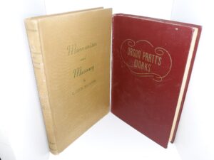 2 LDS Books: Mormonism and Masonry / Orson Pratt’s Works (See Details)