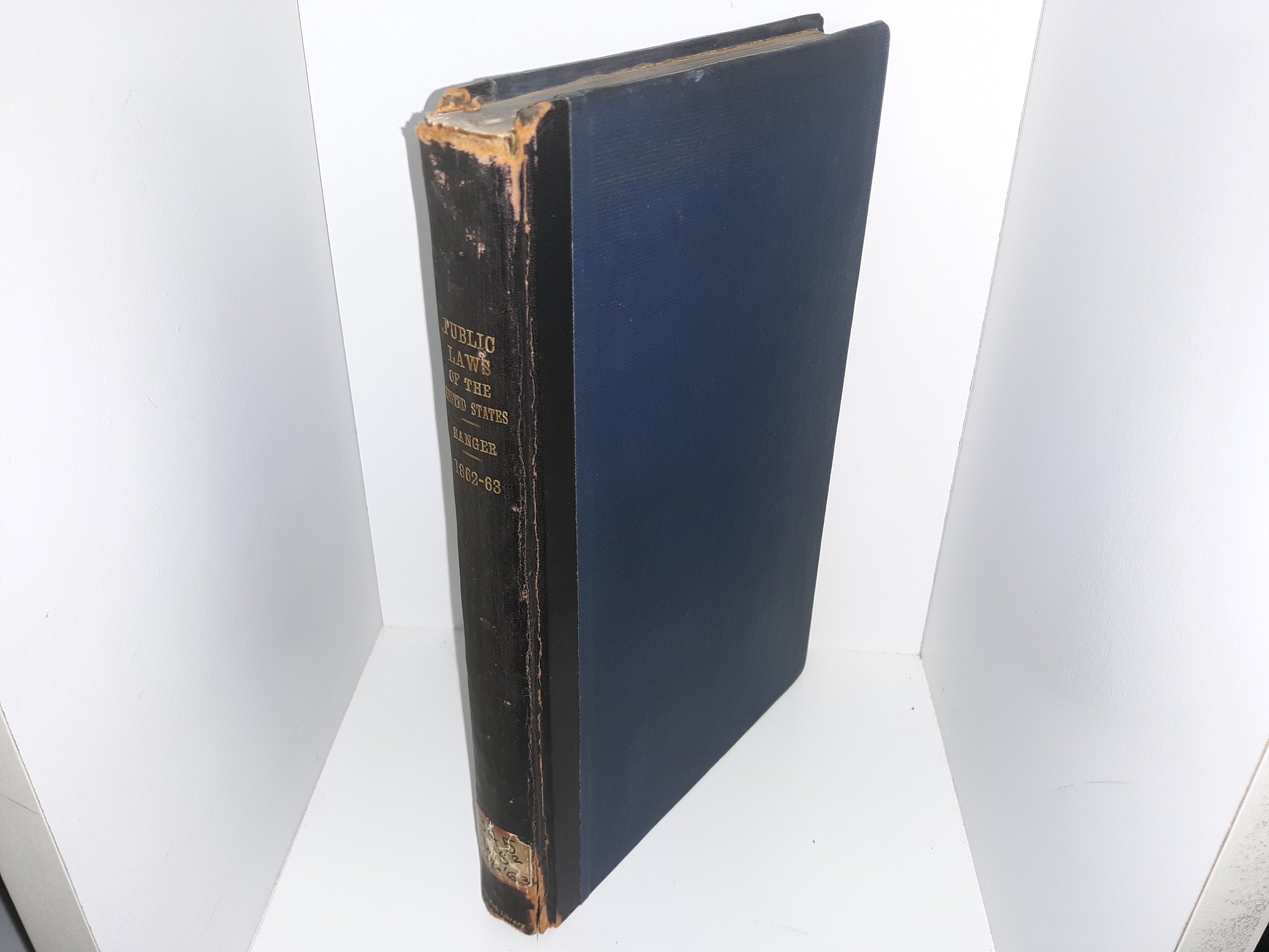 Public Laws of the United States of America, 1862-63 (Ex-Library) (1863) ~ by George P. Sanger