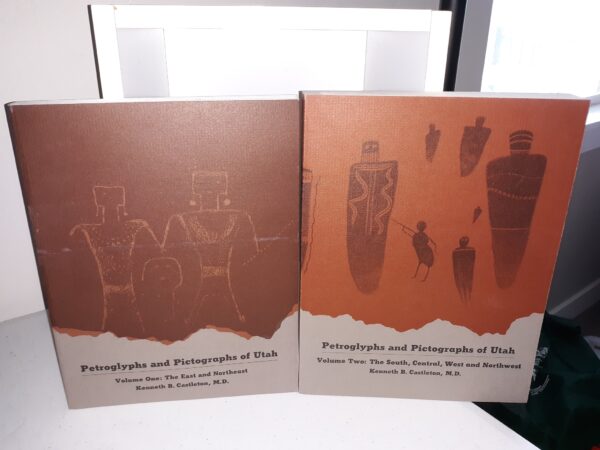 Petroglyphs and Pictographs of Utah 2 Vol. Set (1979) ~ by Kenneth B. Castleton, M.D.