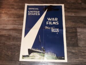 “Official United States War Films Now Being Shown” Poster