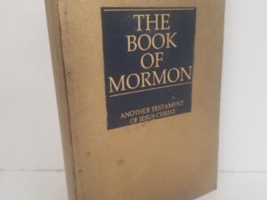 2013 — Book of Mormon (Softbound) — Someone Painted this one Gold