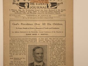 Liahona Vol. 19 No. 5 August 30, 1921