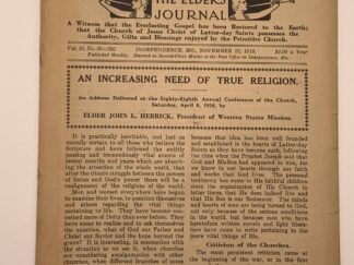 Liahona Vol. 16 No. 20 November 12, 1918