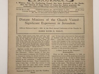 Liahona Vol. 20 No. 6 September 12, 1922