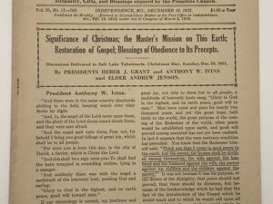 Liahona Vol. 20 No. 13 December 19, 1922