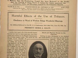 Liahona Vol. 20 No. 8 October 10, 1922