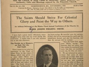 Liahona Vol. 21 No. 10 November 6, 1923