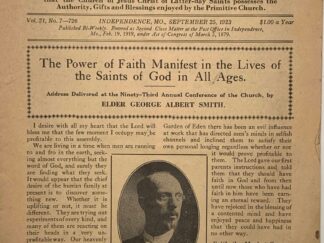 Liahona Vol. 21 No. 7 September 25, 1923