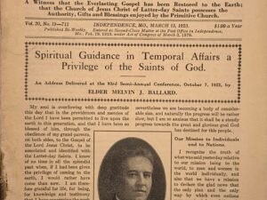 Liahona Vol. 20 No. 19 March 13, 1923