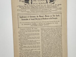Liahona Vol. 20 No. 13 December 19, 1922