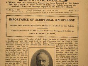 Liahona Vol. 16 No. 4 July 23, 1918